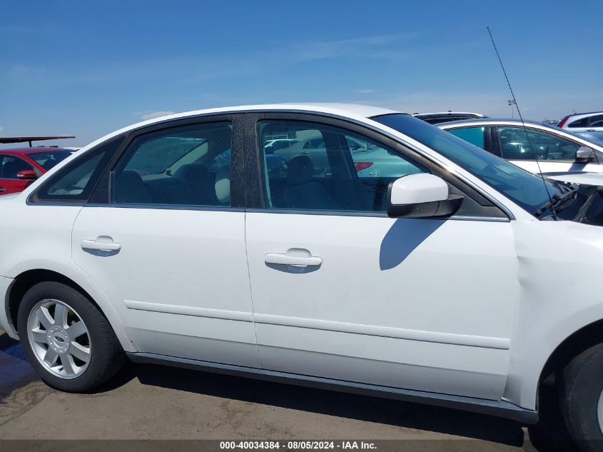 2006 Ford Five Hundred Se VIN: 1FAFP23186G131642 Lot: 40034384