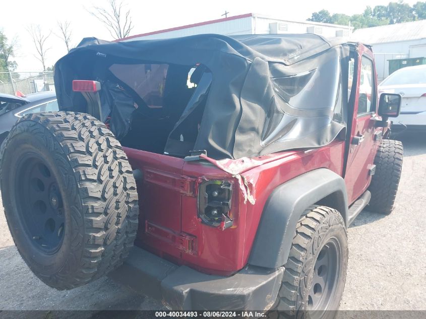 2012 Jeep Wrangler Sport VIN: 1C4AJWAG0CL285463 Lot: 40034493