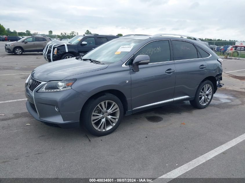 VIN 2T2BK1BA5FC254327 2015 Lexus RX, 350 F Sport no.2