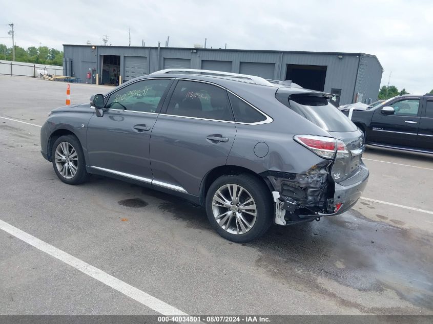 VIN 2T2BK1BA5FC254327 2015 Lexus RX, 350 F Sport no.3