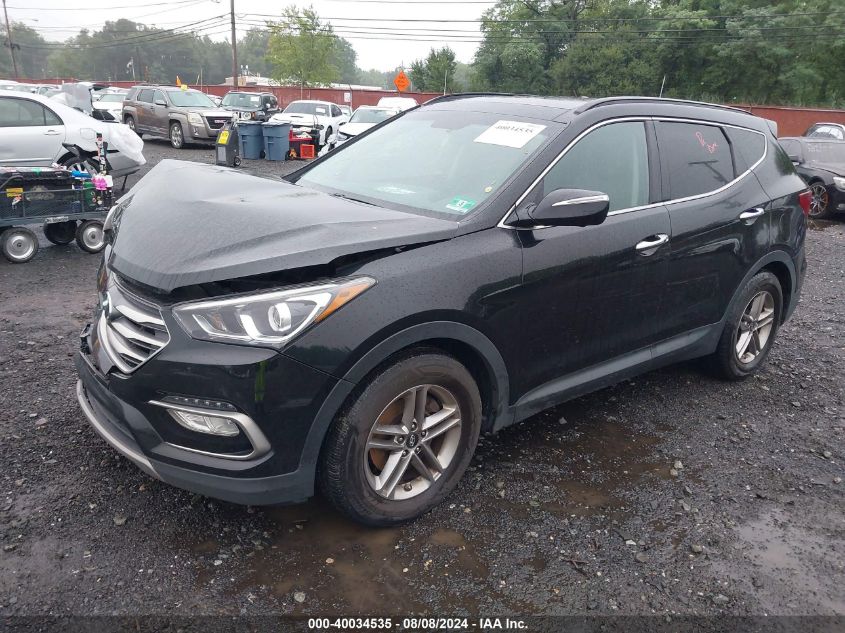 5NMZUDLB0JH081552 2018 HYUNDAI SANTA FE - Image 2