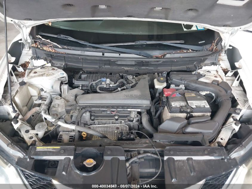 2015 Nissan Rogue S VIN: 5N1AT2MV0FC856835 Lot: 40034547