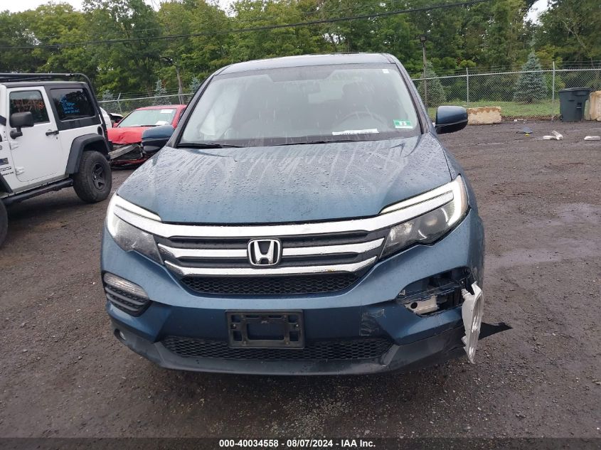 2016 Honda Pilot Ex-L VIN: 5FNYF6H55GB122529 Lot: 40034558