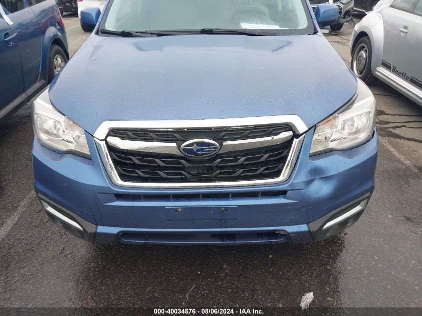 2017 Subaru Forester 2.5I Premium VIN: JF2SJAGC1HH424121 Lot: 40034576