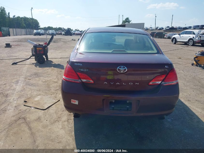 2007 Toyota Avalon Xl VIN: 4T1BK36B97U198380 Lot: 40034580