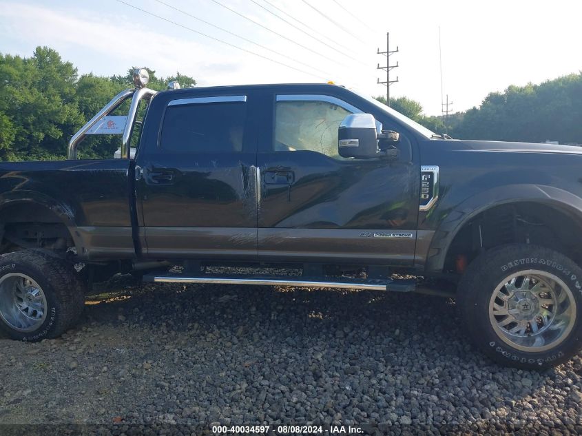 2017 Ford F-250 Lariat VIN: 1FT7W2BT9HEC19425 Lot: 40034597