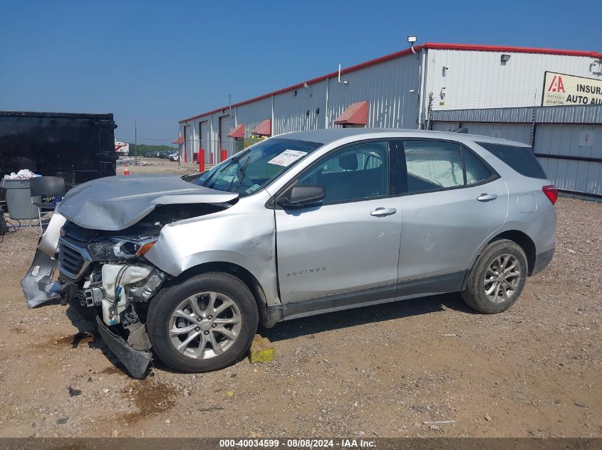 2019 Chevrolet Equinox Ls VIN: 2GNAXSEV6K6161597 Lot: 40034599