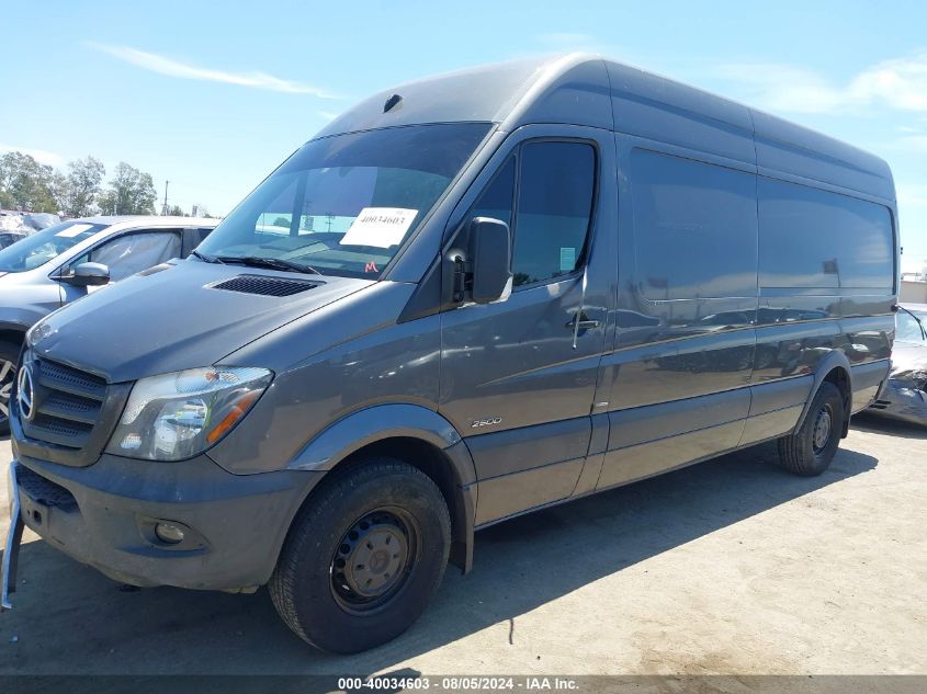 2015 Mercedes-Benz Sprinter 2500 High Roof VIN: WD3PE8DC6F5958200 Lot: 40034603