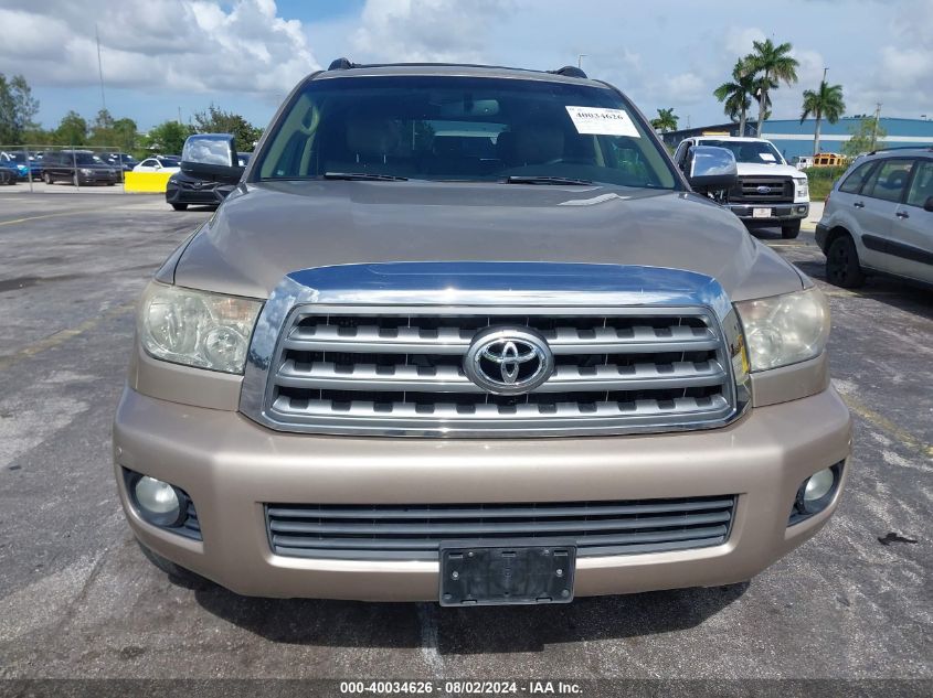 2008 Toyota Sequoia Limited 5.7L V8 VIN: 5TDZY68A78S002613 Lot: 40034626