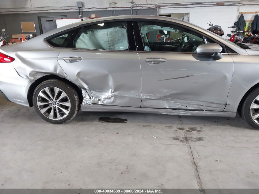 2020 Ford Fusion Se VIN: 3FA6P0T92LR250978 Lot: 40034639