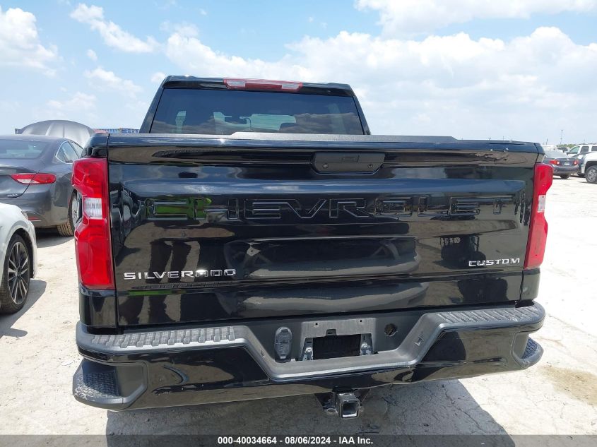 2021 Chevrolet Silverado 1500 2Wd Short Bed Custom VIN: 3GCPWBEK4MG310558 Lot: 40034664