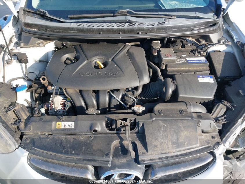 2013 Hyundai Elantra Limited VIN: KMHDH4AE5DU624821 Lot: 40034667