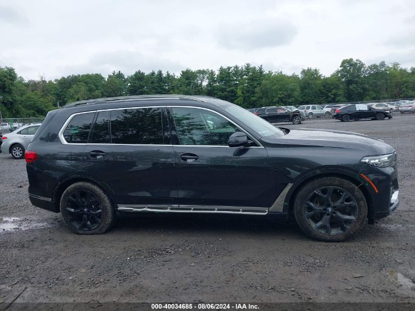 2021 BMW X7 xDrive40I VIN: 5UXCW2C06M9E26989 Lot: 40034685