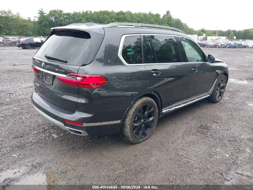 2021 BMW X7 xDrive40I VIN: 5UXCW2C06M9E26989 Lot: 40034685