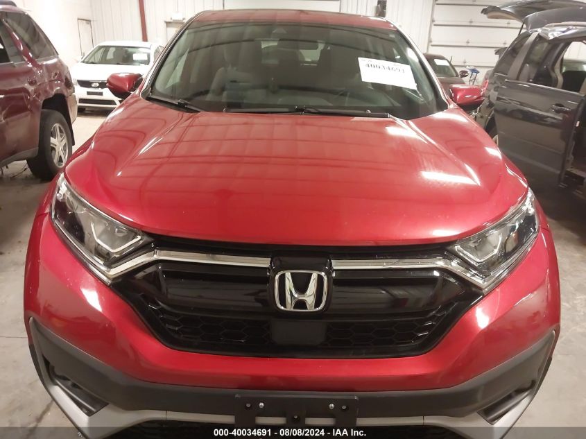 2021 Honda Cr-V Awd Ex VIN: 2HKRW2H5XMH607775 Lot: 40034691