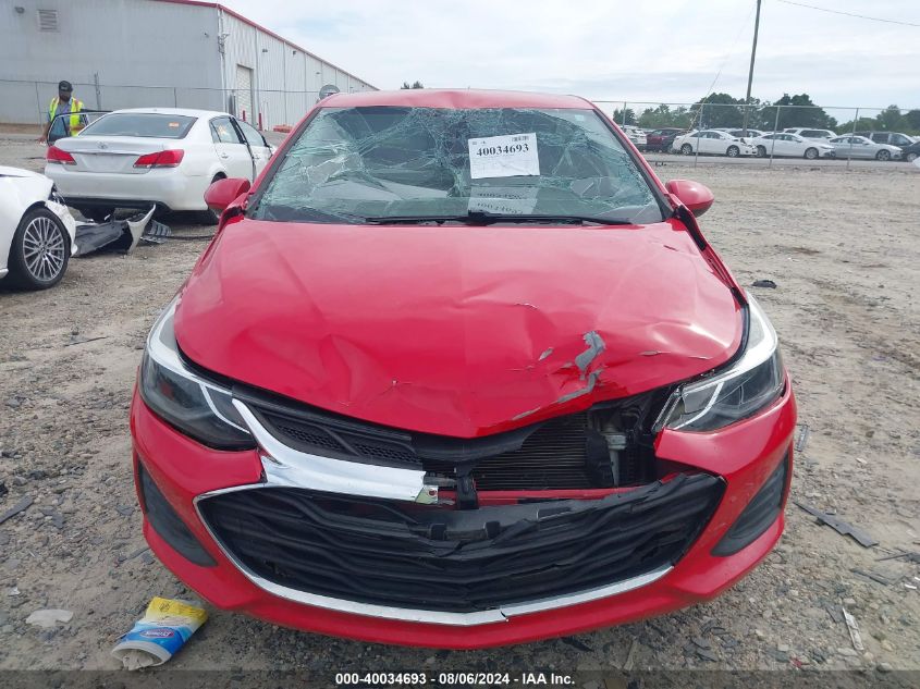 2019 Chevrolet Cruze Lt VIN: 1G1BE5SM0K7142598 Lot: 40034693