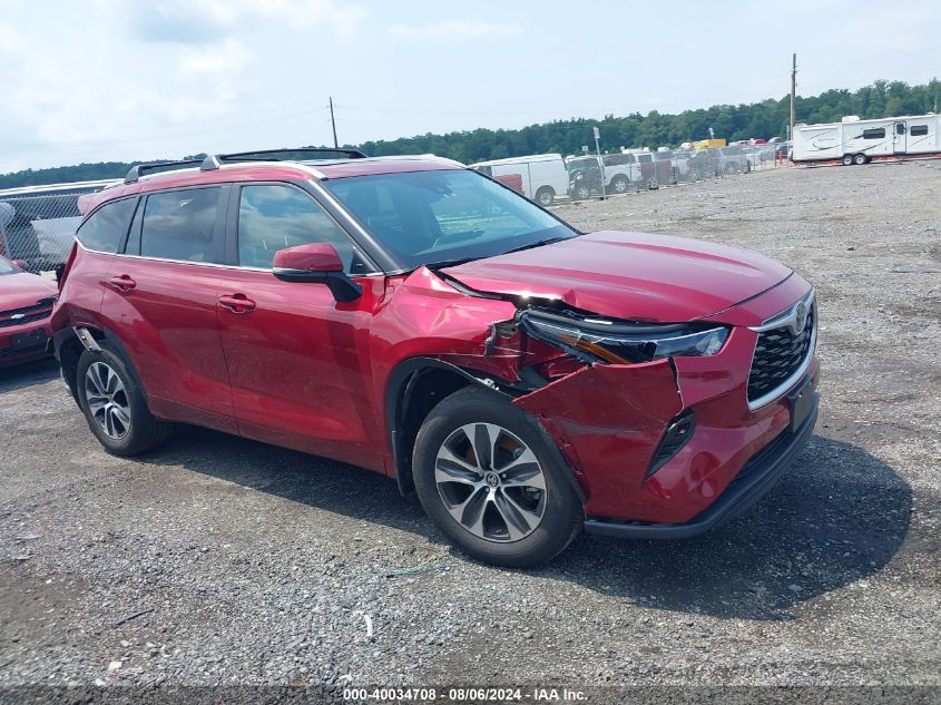 2023 Toyota Highlander Xle VIN: 5TDKDRAH6PS037471 Lot: 40034708