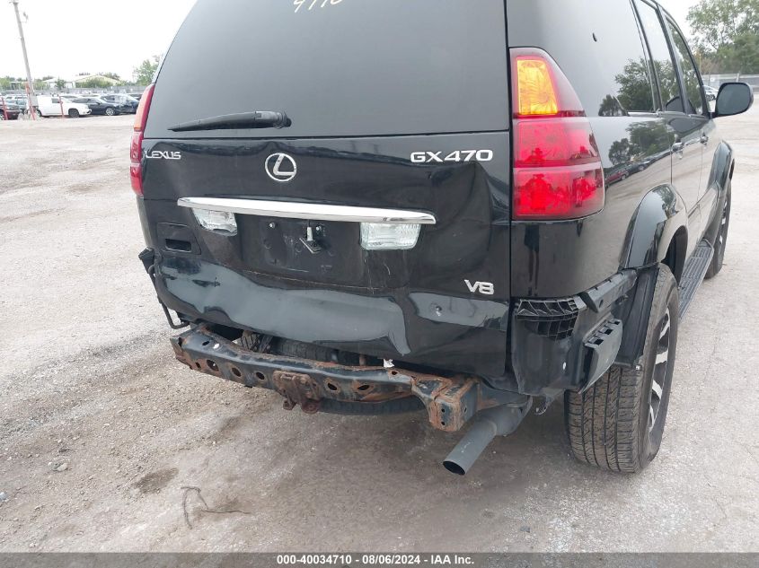 2007 Lexus Gx 470 VIN: JTJBT20X670143292 Lot: 40034710