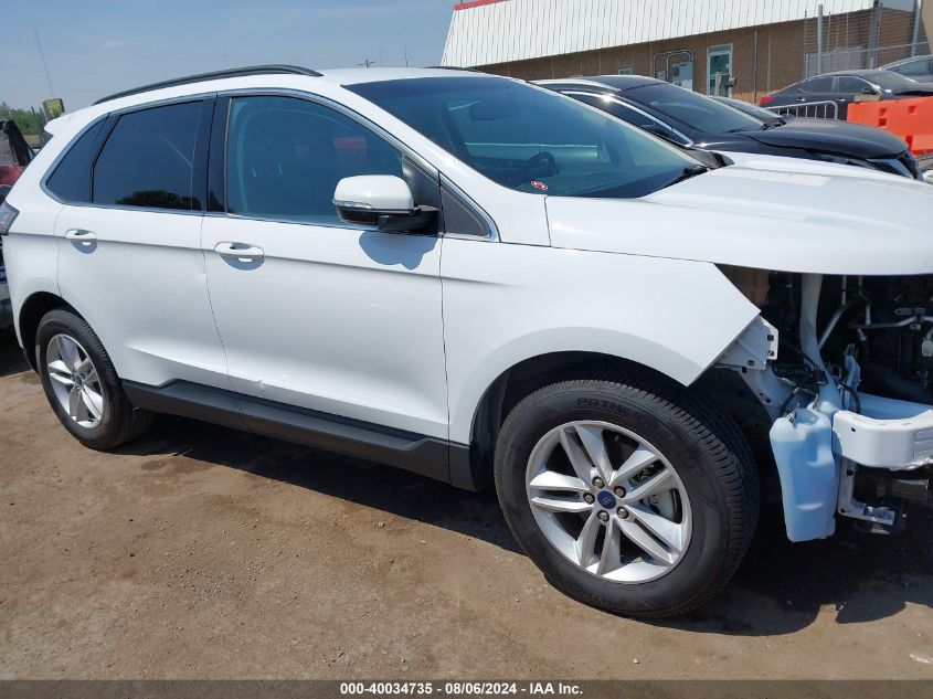 2018 Ford Edge Sel VIN: 2FMPK3J92JBC37088 Lot: 40034735