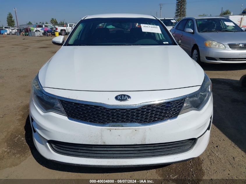 2018 Kia Optima Lx VIN: 5XXGT4L37JG180449 Lot: 40034800