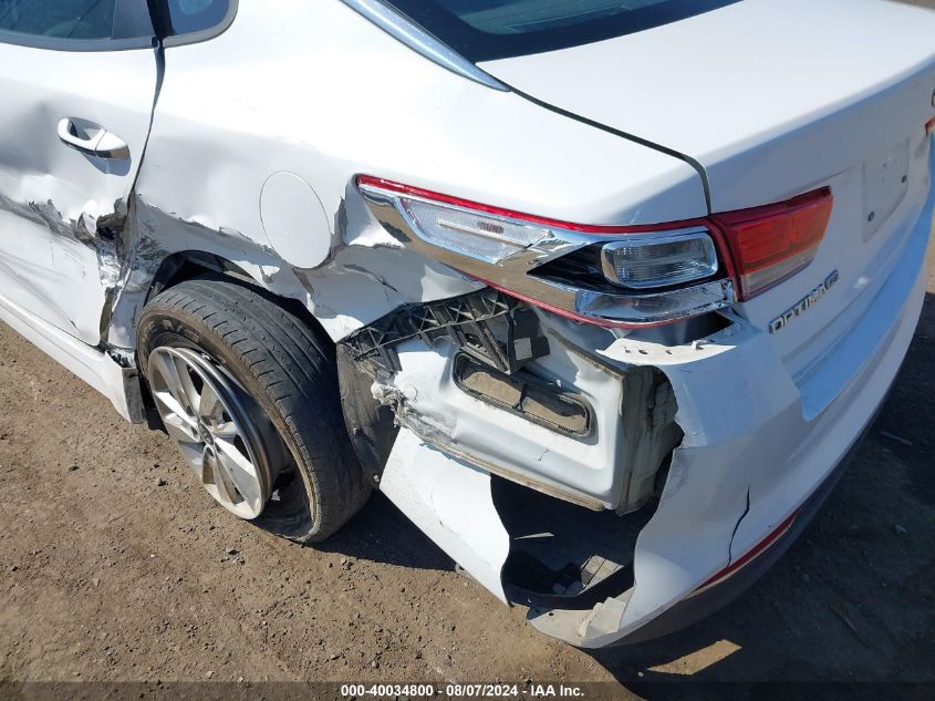 2018 Kia Optima Lx VIN: 5XXGT4L37JG180449 Lot: 40034800