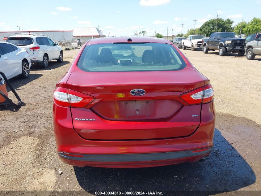 2016 Ford Fusion Se VIN: 3FA6P0H78GR302269 Lot: 40034813