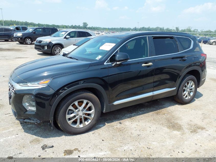 2020 Hyundai Santa Fe Se VIN: 5NMS23AD9LH166561 Lot: 40034821