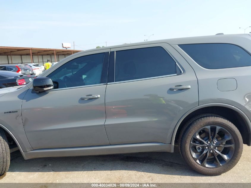 2022 Dodge Durango R/T Rwd VIN: 1C4SDHCT8NC130454 Lot: 40034826