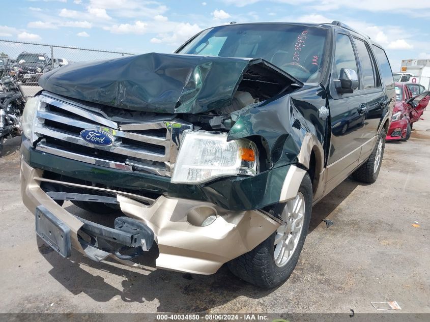 2013 Ford Expedition King Ranch VIN: 1FMJU1J54DEF56275 Lot: 40034850