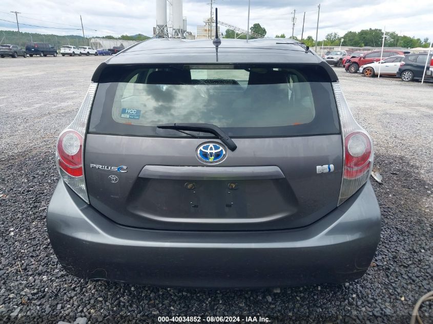 2013 Toyota Prius C One VIN: JTDKDTB33D1057475 Lot: 40034852