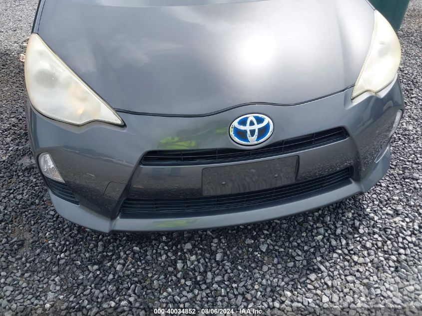 2013 Toyota Prius C One VIN: JTDKDTB33D1057475 Lot: 40034852