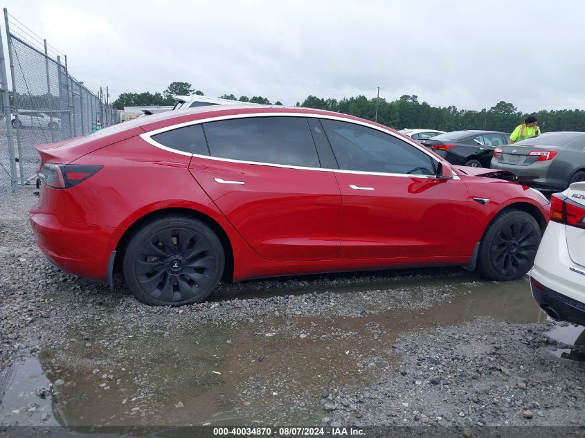 2018 Tesla Model 3 Long Range/Mid Range VIN: 5YJ3E1EA0JF005403 Lot: 40034870