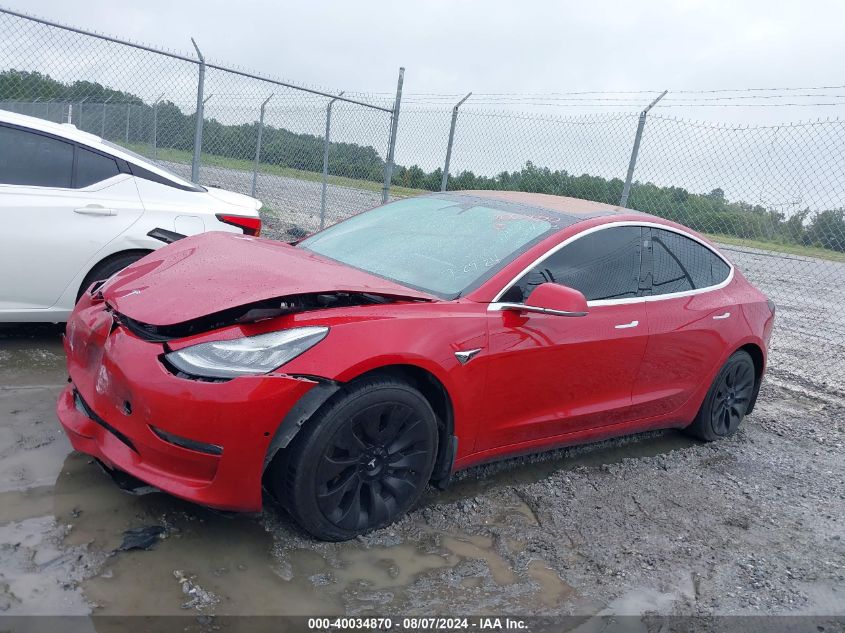 2018 Tesla Model 3 Long Range/Mid Range VIN: 5YJ3E1EA0JF005403 Lot: 40034870