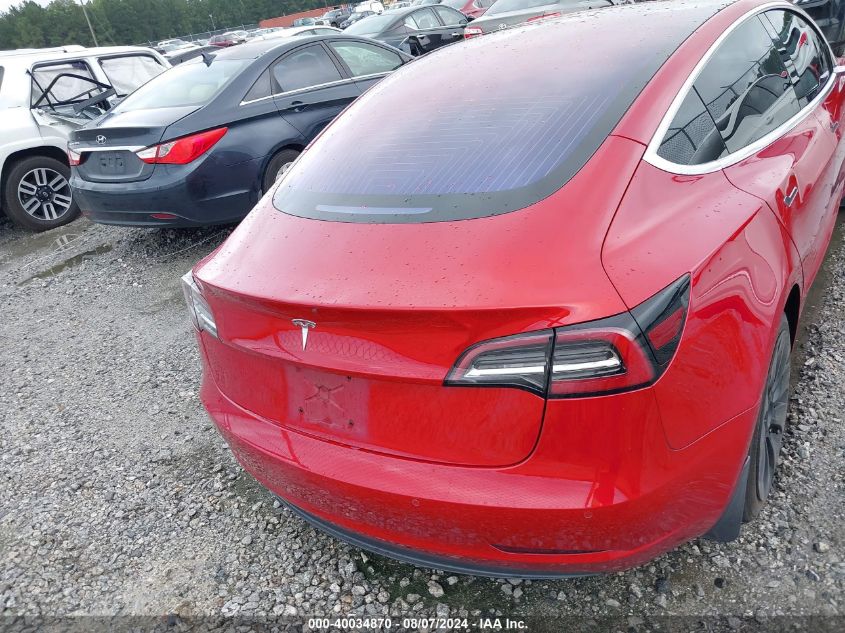 2018 Tesla Model 3 Long Range/Mid Range VIN: 5YJ3E1EA0JF005403 Lot: 40034870