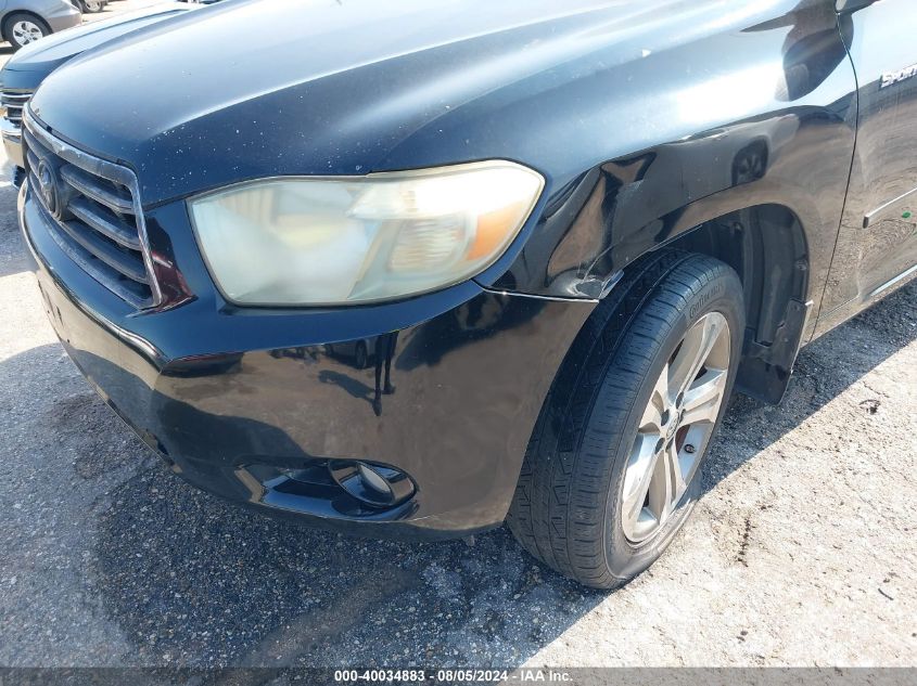 2009 Toyota Highlander Sport VIN: JTEDS43A392075408 Lot: 40034883