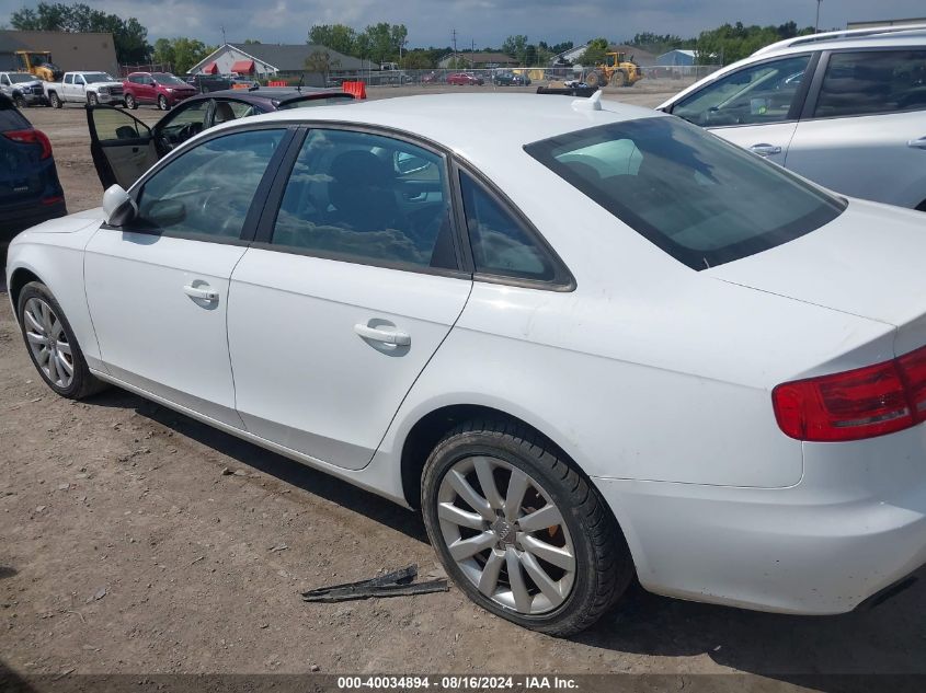 2012 Audi A4 2.0T Premium VIN: WAUBFAFL8CN003960 Lot: 40034894