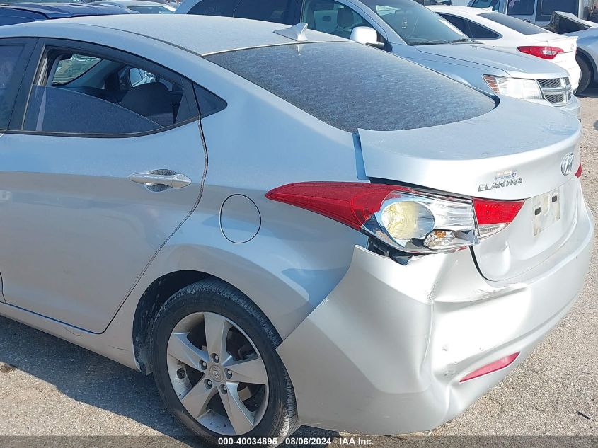 2013 Hyundai Elantra Gls VIN: 5NPDH4AE4DH319339 Lot: 40034895