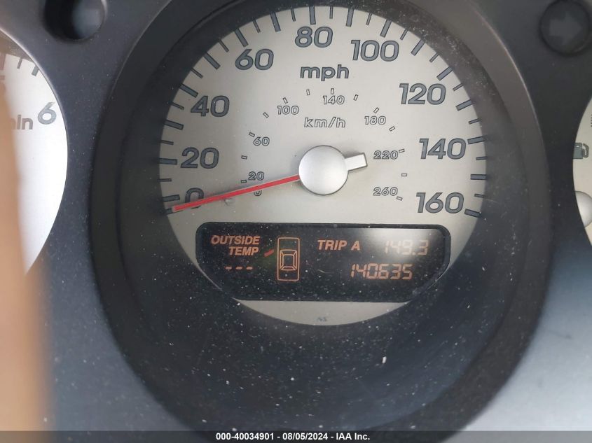 2003 Acura Cl 3.2 Type S Manual VIN: 19UYA41633A004800 Lot: 40034901