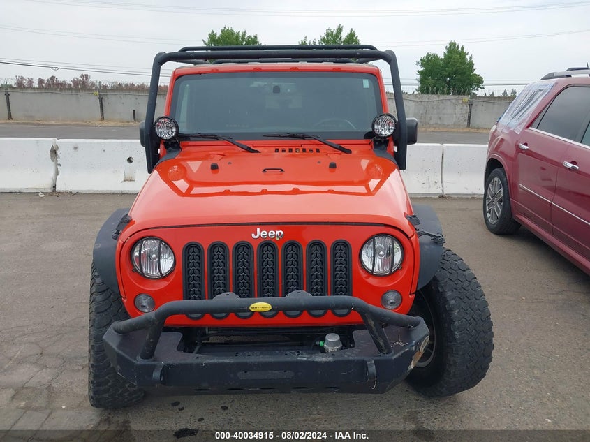 2015 Jeep Wrangler Sahara VIN: 1C4AJWBG8FL657974 Lot: 40034915