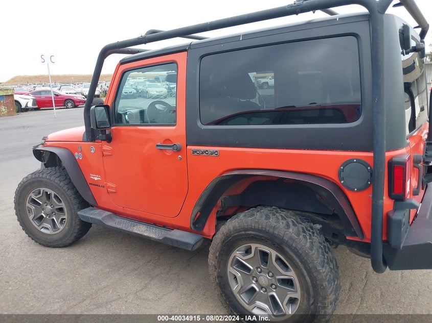 2015 Jeep Wrangler Sahara VIN: 1C4AJWBG8FL657974 Lot: 40034915