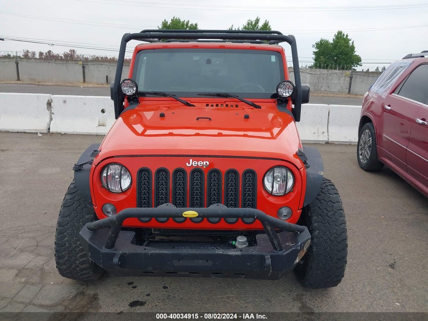 2015 Jeep Wrangler Sahara VIN: 1C4AJWBG8FL657974 Lot: 40034915