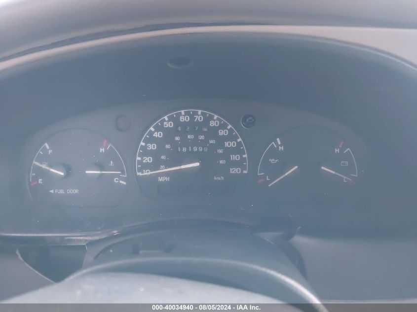 1998 Ford Ranger Splash/Xl/Xlt VIN: 1FTYR10C5WTA76197 Lot: 40034940