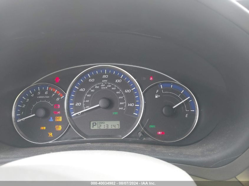 2010 Subaru Forester 2.5X Limited VIN: JF2SH6DC1AH748561 Lot: 40034982