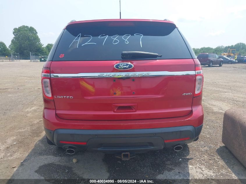 2012 Ford Explorer Limited VIN: 1FMHK8F88CGA29889 Lot: 40034995