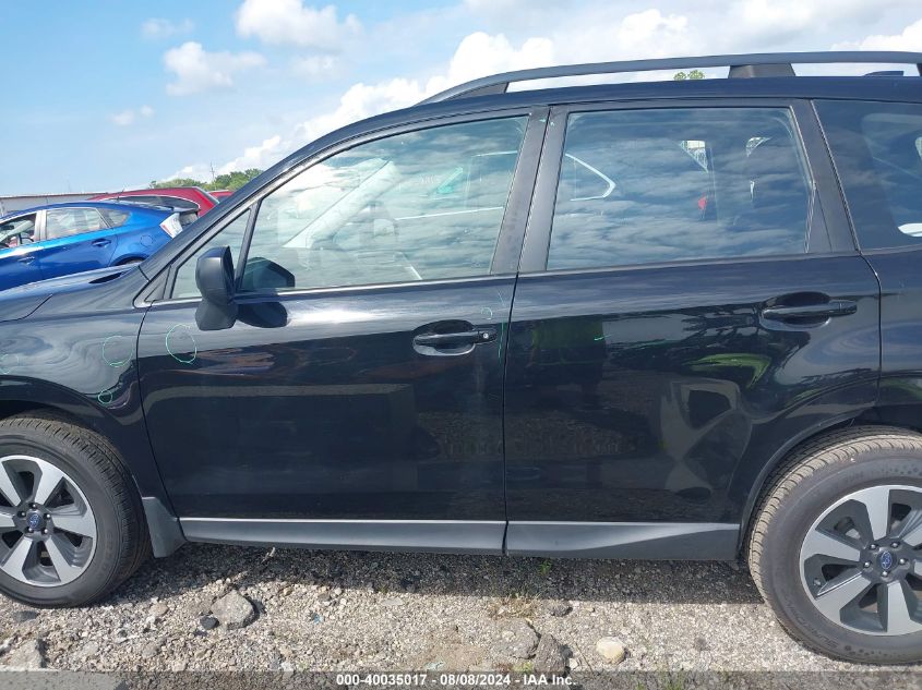 2017 Subaru Forester 2.5I VIN: JF2SJABC8HH581152 Lot: 40035017