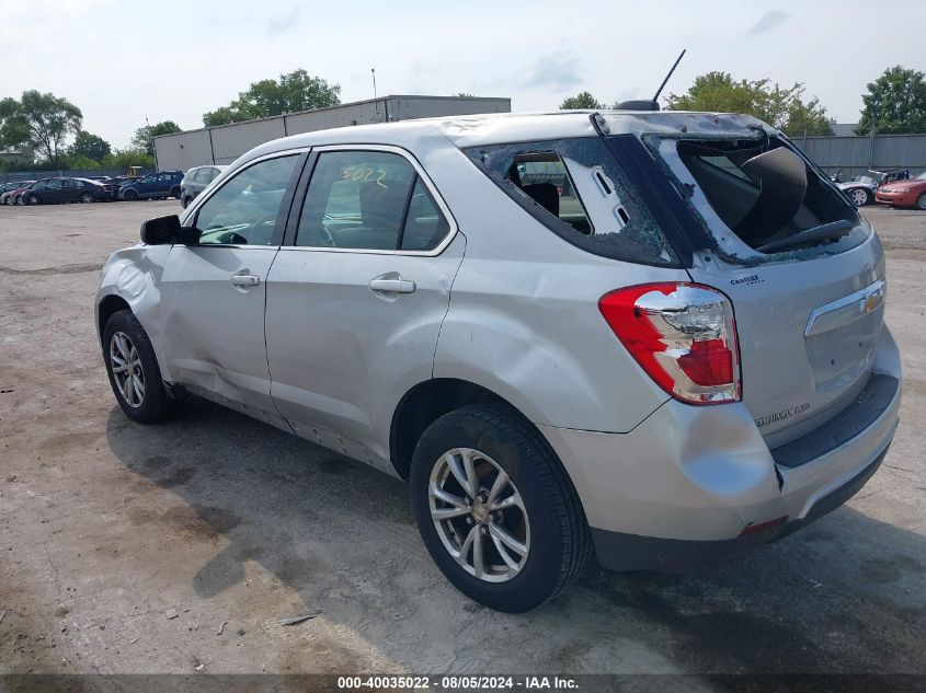 2017 Chevrolet Equinox Ls VIN: 2GNFLEEK4H6135730 Lot: 40035022