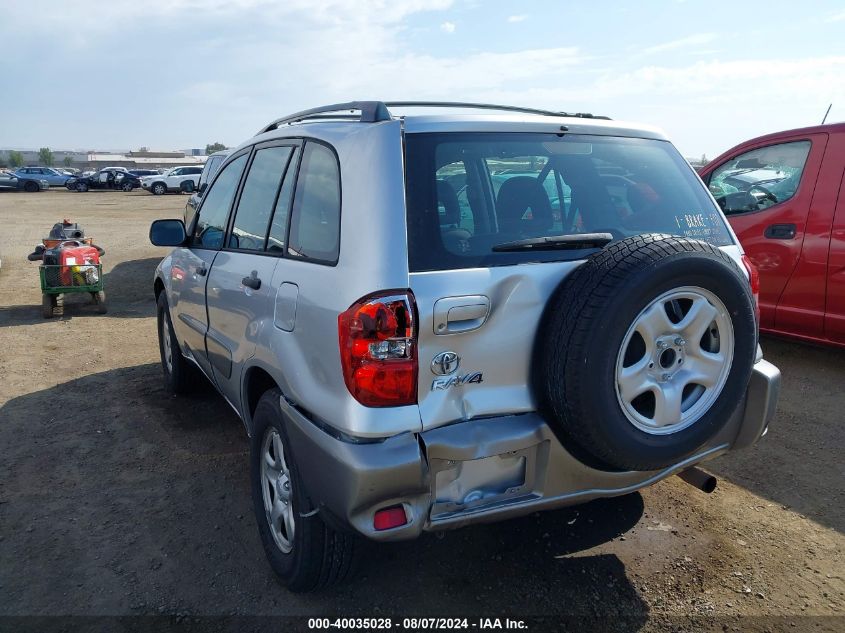 2004 Toyota Rav4 VIN: JTEGD20V040038002 Lot: 40035028