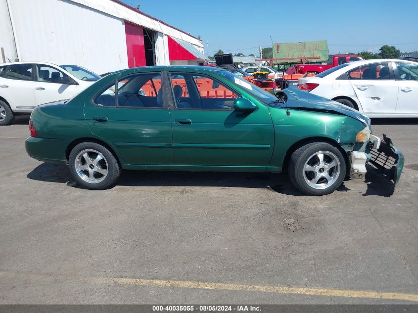 2002 Nissan Sentra Gxe VIN: 3N1CB51D52L626951 Lot: 40035055