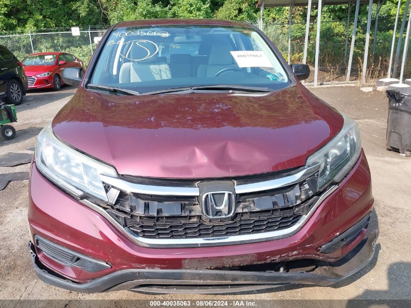 2016 Honda Cr-V Se VIN: 2HKRM4H41GH664623 Lot: 40035063