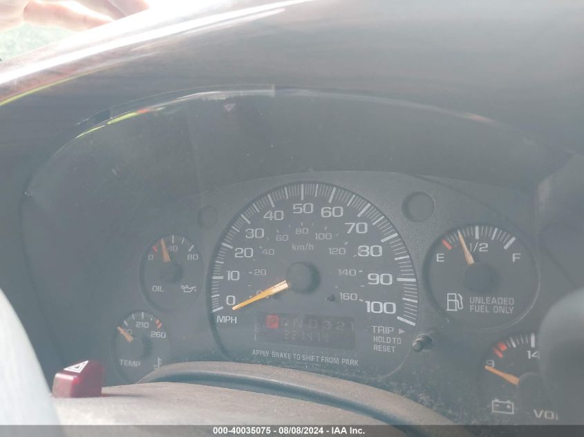 2000 Chevrolet Express Upfitter Pkg. VIN: 1GBFG15R7Y1200869 Lot: 40035075